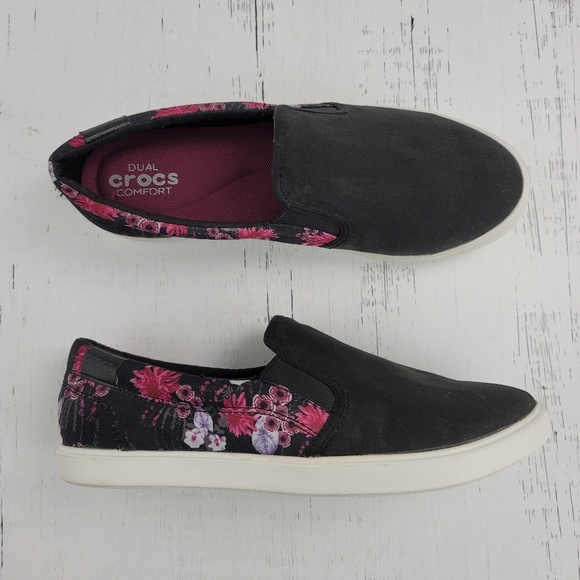 Crocs Womens Citilane Slip-on Sneaker Sz 7 - Picture 1 of 16